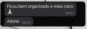 Depoimento de cliente