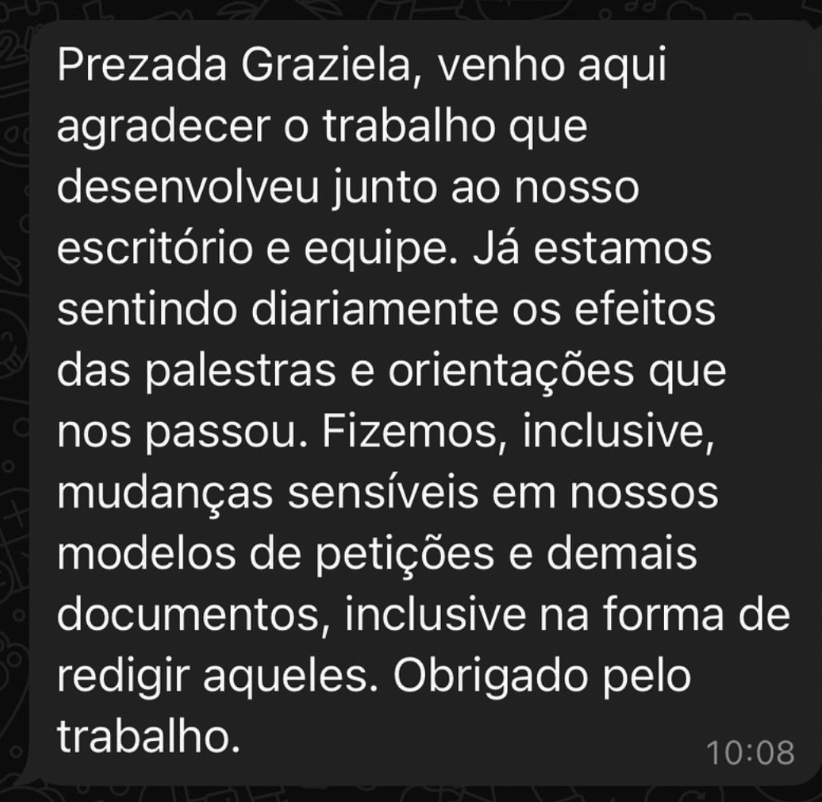 Depoimento de cliente