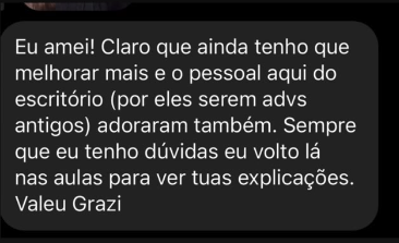 Depoimento de cliente