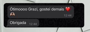 Depoimento de cliente