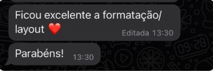 Depoimento de cliente